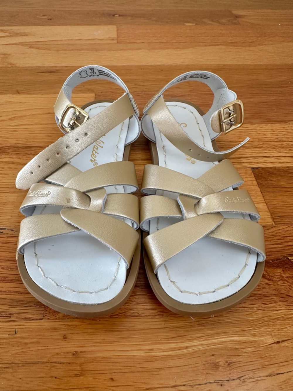 Gold Salt Water Sandals